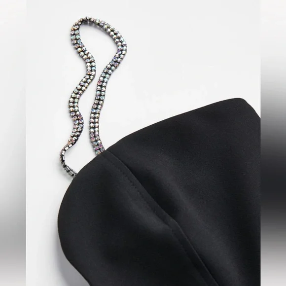 Rhinestone straps dress - Picture 6 of 8